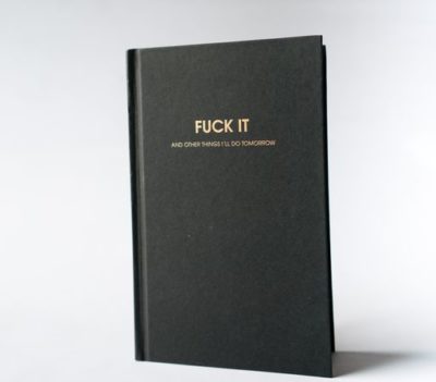 Fuck it Journal from Spa Serenity
