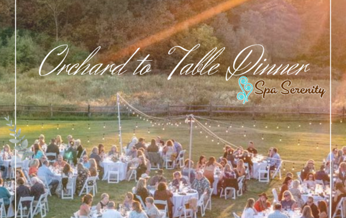 spa sty orchard to table dinner