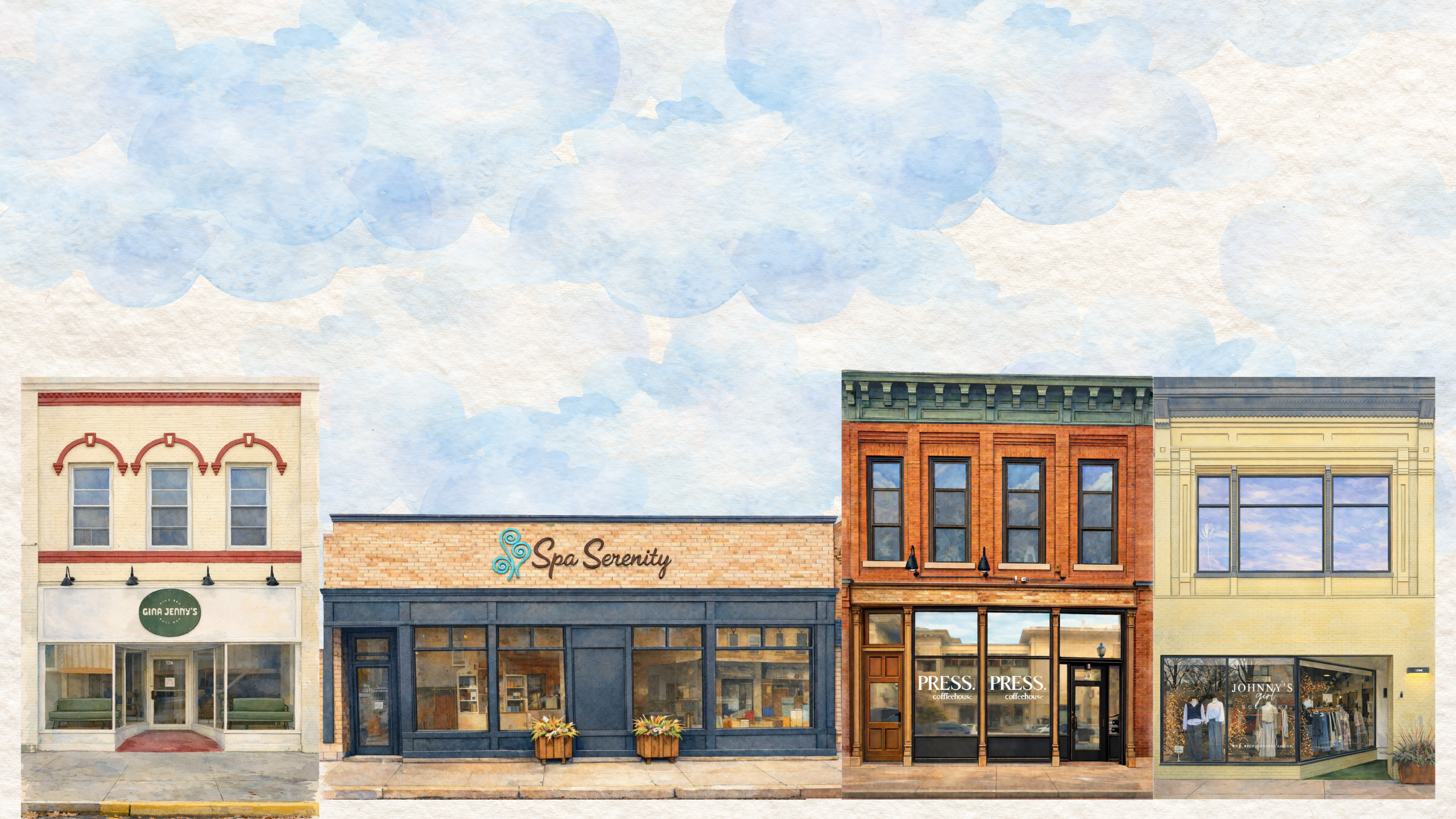 Downtown Baraboo 3rd Street local businesses Downtown Baraboo 3rd Street local businesses