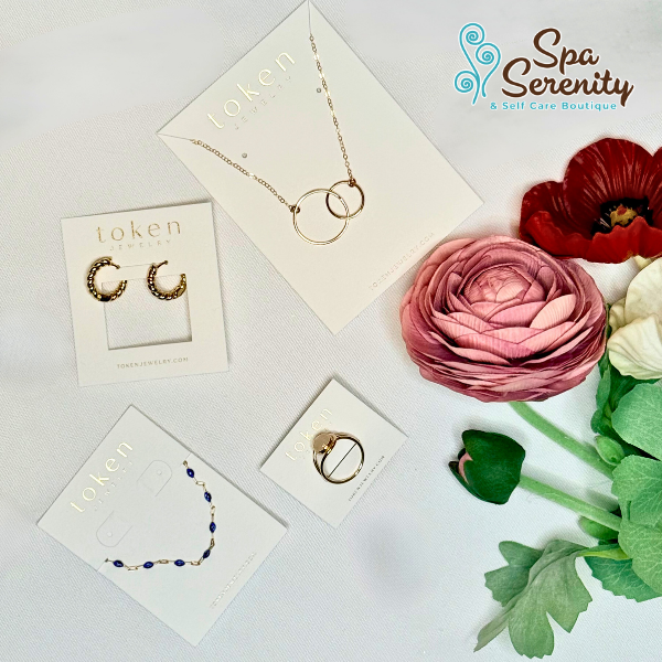 Token Jewelry at Spa Serenity Self Care Boutique in Downtown Baraboo